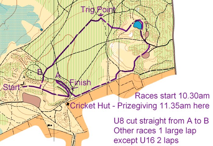Quarry Runs map